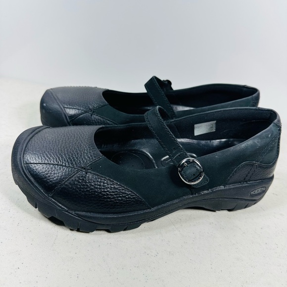 Keen Women's Shoes Presidio MJ Size 10,5 Black Leather Mary Jane - Picture 4 of 8